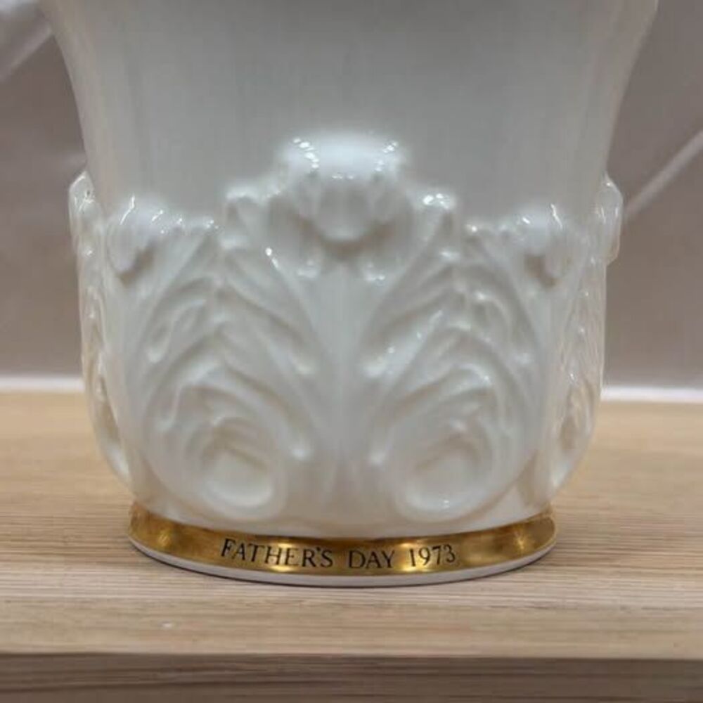 Noritake Vintage Bone China Father’s Day 1973 Commemorative Cup Cache Pot Japan